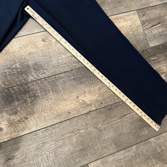 Lands' End Men's Washable Wool Plain Trousers True Navy Size 36 - Picture 5 of 7